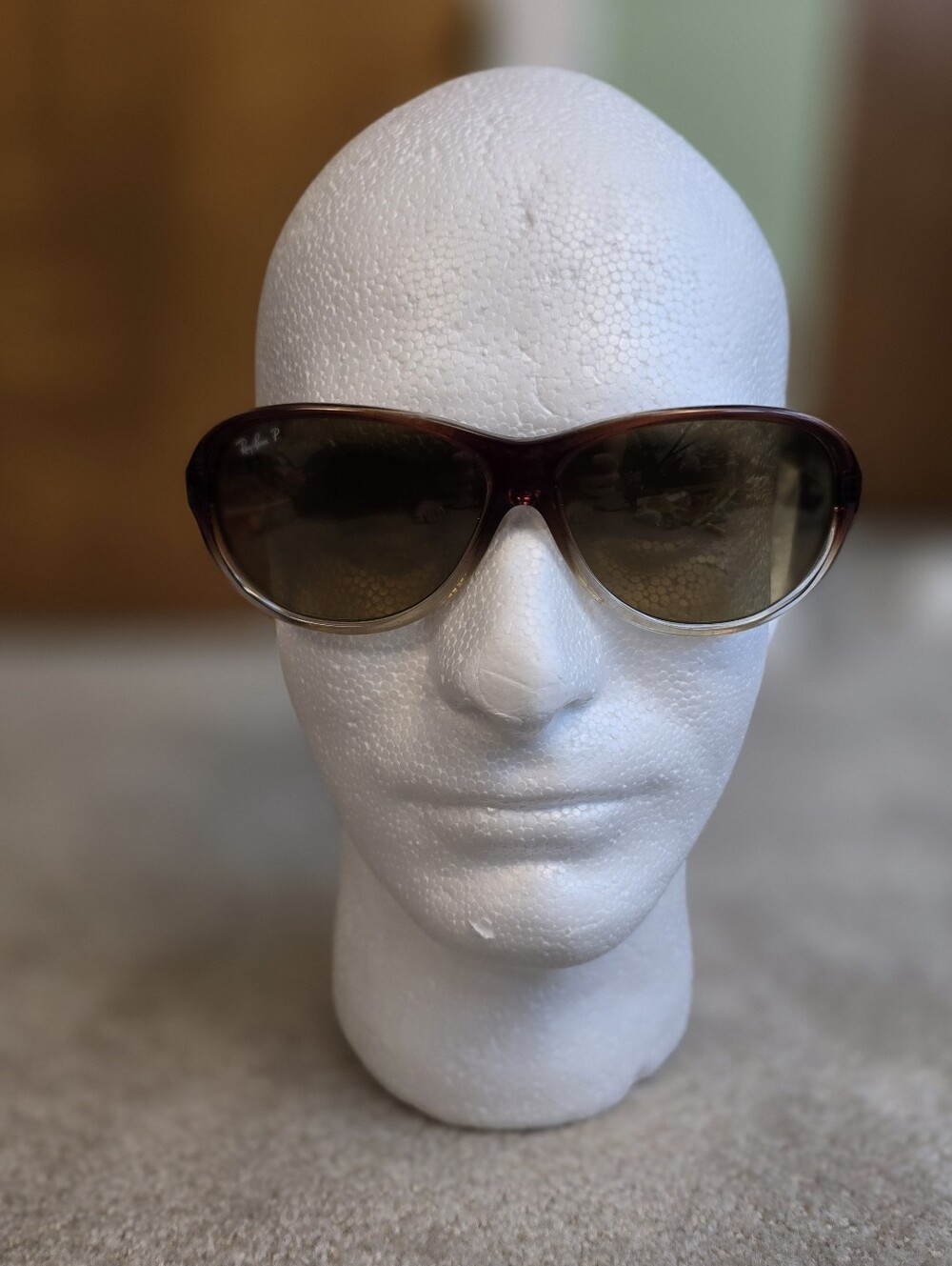 Ray-Ban RB4153 821/M2 Pipe Brown-Transp Gradient w/Polar Brown - Picture 10 of 12